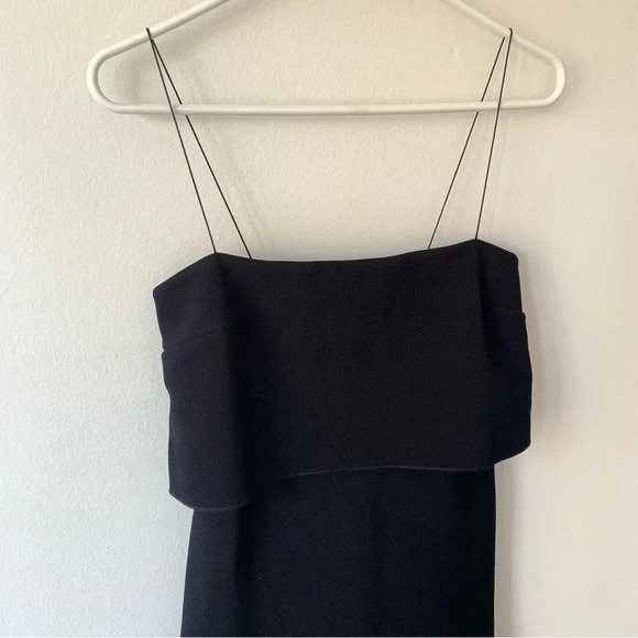 NWT Bec + Bridge Forever Young Skinny Strap A Line Midi Dress Black Navy Blue - Picture 3 of 7